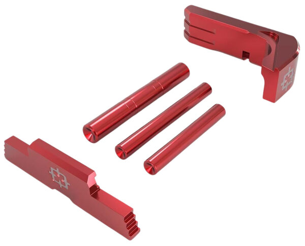 Cross Armory CRG43SOKRD 3 Piece Upgrade Kit Glock 43 Red Aluminum — view 1