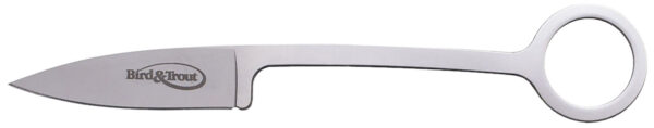 Cold Steel CS20BTJ Bird & Trout  2.25" AUS-8A SS Plain Drop Point Bead Blasted Blade, 4.06" Bead Blasted AUS-8A SS Handle — view 1