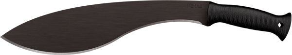 COLD STEEL KUKRI MACHETE 13" - BLACK BLADE W/BUTTON SHEATH — view 1