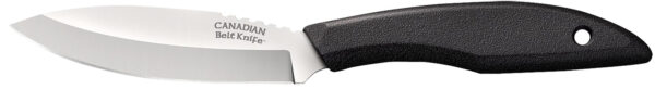 Cold Steel CS20CBL Canadian Belt 4" Fixed Drop Point Plain Cryo Quenched 4116 SS Blade, 4.50" Black Textured Polypropylene Handle — view 1