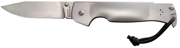 Cold Steel CS95FB Bushman Pocket 4.50" Folding Clip Point Plain Stone Washed 4116 Stainless Steel Blade/Stone Washed 420 Stainless Steel Handle Includes Pocket Clip — view 1
