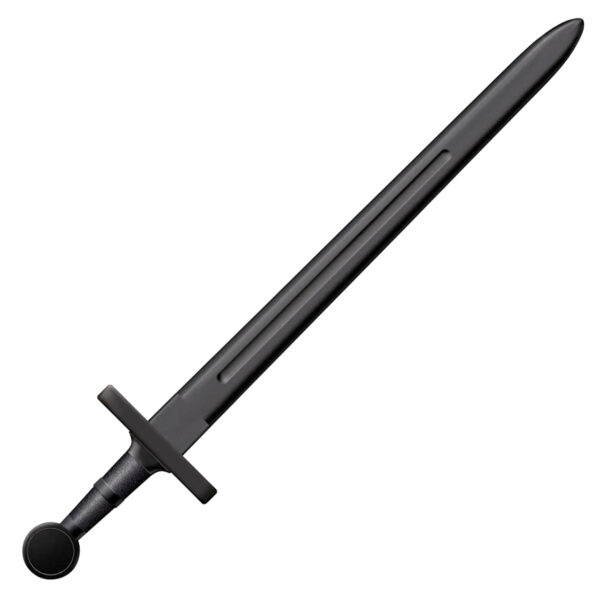 Cold Steel CS92BKS Medieval Training Sword 32.25" Sword Plain Black Polypropylene Blade/7.25" Black Polypropylene Handle — view 1