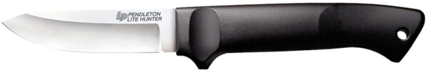 Cold Steel CS20SPH Pendleton Lite Hunter 3.63" Fixed Drop Point Plain Cryo Quenched 4116 SS Blade, 4.88" Black Polypropylene Handle — view 1