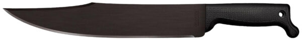 Cold Steel CS97BWM12S Bowie  12" Black Matte Baked-On Anti Rust 65Mn Carbon Steel Blade, Black Polypropylene Handle, 17.63" Long, Includes Sheath — view 1