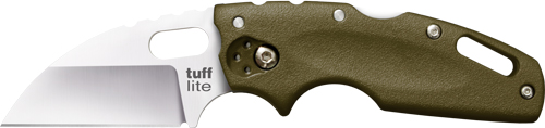 COLD STEEL TUFF LITE 2.5" OD - GREEN PLAIN EDGE CLIP FOLDER — view 1