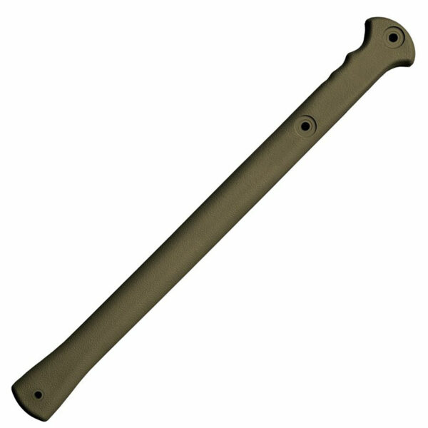 Cold Steel CS90PTHG Trench Hawk  3.50" Blade 1055 Carbon Steel Blade OD Green Polypropylene Handle 19" — view 1