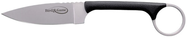 Cold Steel CS20A Bird & Game  3.50" Fixed Drop Point Plain AUS-8A SS Blade, 3.75" Black Textured Polymer Handle — view 1