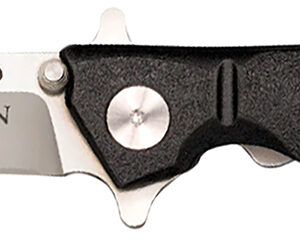 Cold Steel CS20NQL Luzon  Medium 4" Folding Clip Point Plain 8Cr13MoV SS Blade/Black GFN Handle Features Safety Switch Includes Pocket Clip