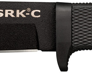 Cold Steel CS-49LCKD SRK Compact 5" Fixed Plain Black Tuff-Ex Finish SK-5 Steel Blade/Black Kray-Ex Handle Includes Sheath