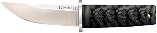 Cold Steel CS-17DB Kyoto II 3.38" Fixed Plain Tanto 8Cr13MoV SS Blade/Black Contoured Kray-Ex Handle — view 1