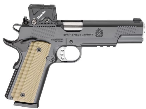 SPRINGFIELD 1911 OPERATOR AOS - 45ACP 5" 8RD BLACK W/COA OPTIC — view 1