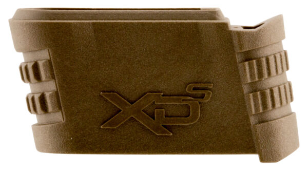 Springfield Armory XDS5901FDE Backstrap Sleeve  made of Polymer with Flat Dark Earth Finish & 1 Piece Design for 9mm Luger Springfield XD-S with #1 Backstrap — view 1