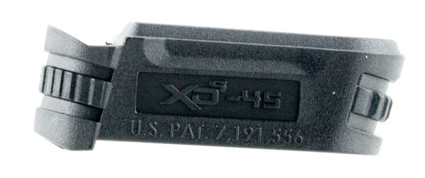 Springfield Armory XDS5001M Backstrap Sleeve  made of Polymer with Black Finish & 1 Piece Design for 45 ACP Springfield XD-S with #1 Backstrap & 3.30"-4" Barrel — view 1