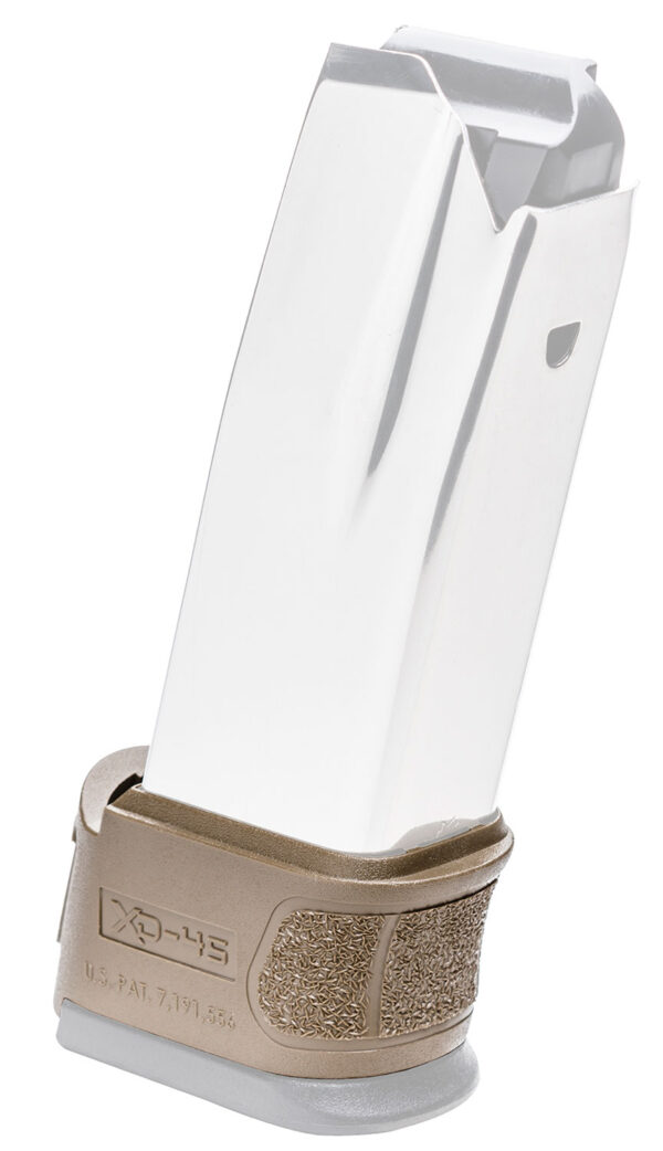 Springfield Armory XDG5007FDE Mag Sleeve  made of Polymer with Flat Dark Earth Finish & 1 Piece Design for 45 ACP Springfield XD Mod.2 Magazines — view 1