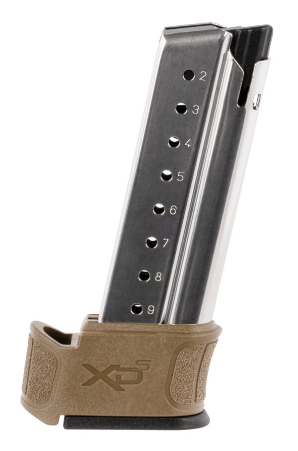 Springfield Armory XDSG09061FDE XD-S Mod2 9rd 9mm Luger SS/FDE Stainless Steel — view 1