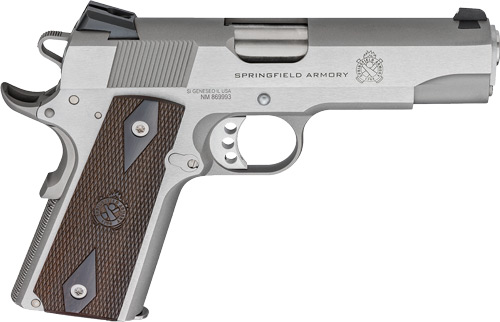 SPRINGFIELD 1911 GARRISON - 9MM 4.25" 9RD SS/WALNUT — view 1