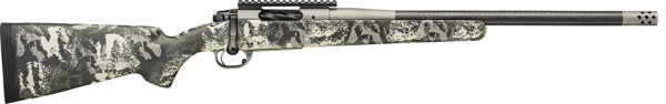 Springfield Armory BAB92265CMCFY 2020 Boundary  6.5 Creedmoor 4rd 22" Tactical Gray Cerakote Stainless Steel Receiver Rogue Camo Carbon Fiber Stock — view 1