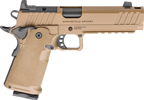 SPRINGFIELD 1911 DS PRODIGY - COMP 9MM 5" COYOTE BRN 17/20RD — view 1