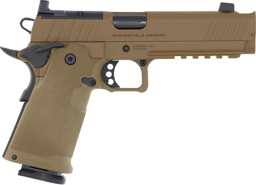 SPRINGFIELD 1911 DS PRODIGY - COMP 9MM 5" COYOTE BROWN 10RD — view 1