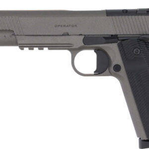 SPRINGFIELD 1911 OPERATOR AOS - 45 ACP 5" 8RD GRAY THREADED — view 2