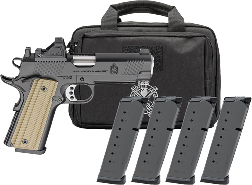 SPRINGFIELD 1911 OPERATOR AOS - 9MM 4.25" 9RD 4 MAGS GEAR PAC — view 1
