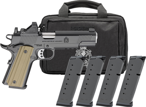 SPRINGFIELD 1911 OPERATOR AOS - 9MM 5" 9RD 4 MAGS GEAR PAC — view 1