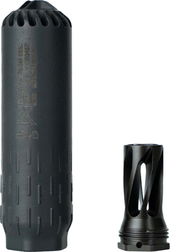HUXWRX FLOW 556 TI KIT - SUPPRESSOR W/ FLASH HIDER BLK — view 1