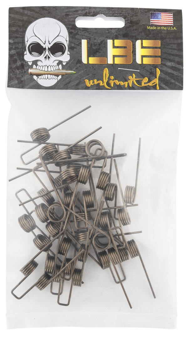 LBE Unlimited ARHS20PK AR Parts Hammer Spring 20 Pack AR-15 Silver Stainless Steel — view 1