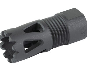 LBE FLASH HIDER TRI-PORTS 1/2X28 BLK — view 3