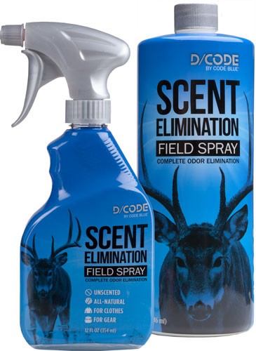D-CODE SCENT ELIMINATION SPRAY - REFILL COMBO 12FL OZ/32FL OZ — view 1