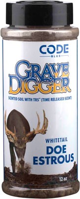 CODE BLUE DEER LURE GRAVE - DIGGER SCRAPE SOIL DOE ESTRUS — view 1