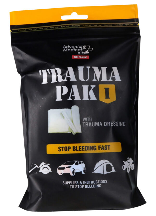 Adventure Medical Kits 20640295 Trauma Pak I  Stop Bleeding Clotting Gauze — view 1