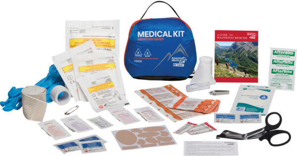 Adventure Medical Kits 01001001 Mountain Hiker Medical Kit Treats Injuries/Illnesses Water Resistant Blue — view 1
