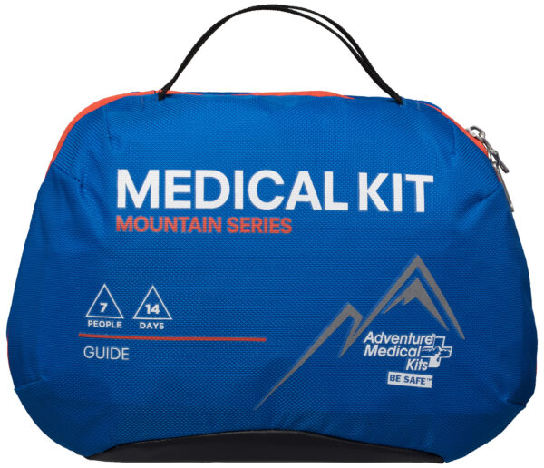 Adventure Medical Kits 01001007 Mountain Guide Treats Injuries/Illnesses Water Resistant Blue — view 1