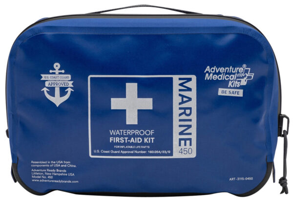 Adventure Medical Kits 01150450 Marine 450 Treats Injuries/Illnesses Dust Proof Waterproof Blue — view 1