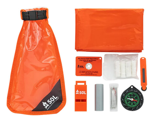 Survive Outdoors Longer 01401727 Scout Survival Kit Waterproof Orange — view 1