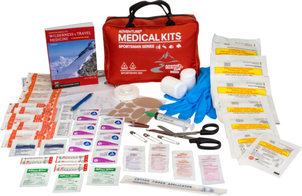 Adventure Medical Kits 01050200 Sportsman 200 Medical Kit Treats Injuries/Illnesses Red — view 1