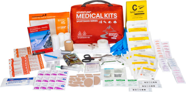 Adventure Medical Kits 01050400 Sportsman 400 Medical Kit Treats Injuries/Illnesses Waterproof Red — view 1