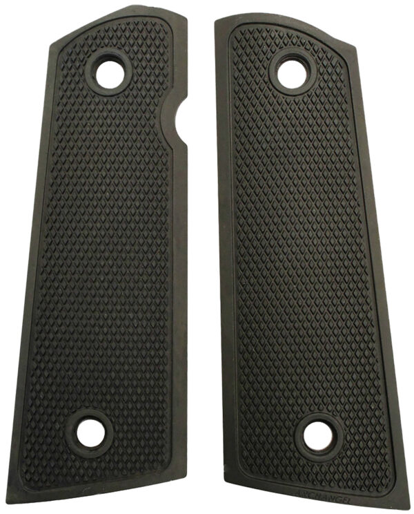 Archangel AA107 Grip Panels  Made of Aluminum With Black Anodized Diamond Checkering Finish for 1911 Government — view 1