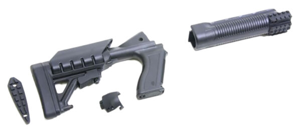 Archangel AA500 Tactical Pistol Grip Stock  Black Synthetic 6 Position forMossberg 500, 590 — view 1