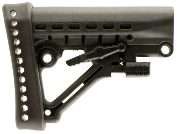 Archangel AA120 Heavy Duty  Black Synthetic, 6 Position, Fits AR-Platform with Commercial Tube — view 1