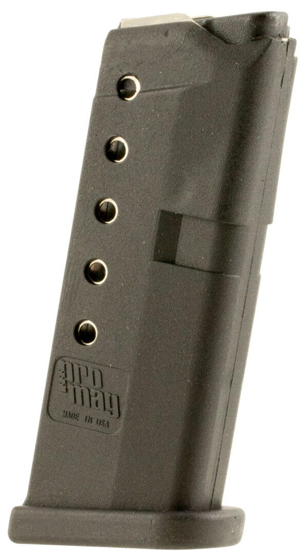 ProMag GLK10 Standard  6rd 380 ACP Compatible w/ Glock 42 Black DuPont Zytel Polymer — view 1