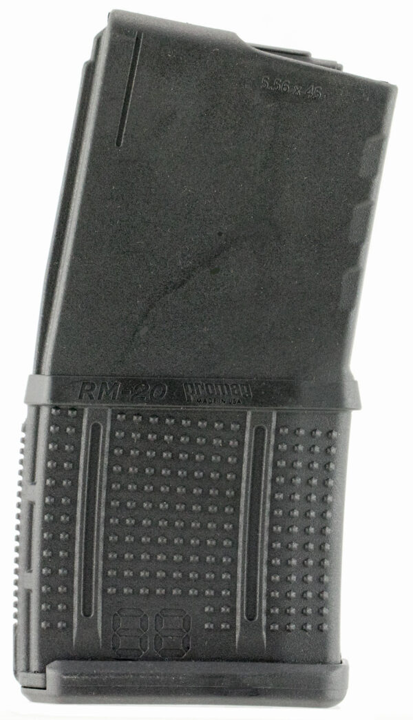 ProMag RM20 Standard  20rd Detachable w/Roller Follower 5.56x45mm Fits AR-15 Black DuPont Zytel Polymer — view 1