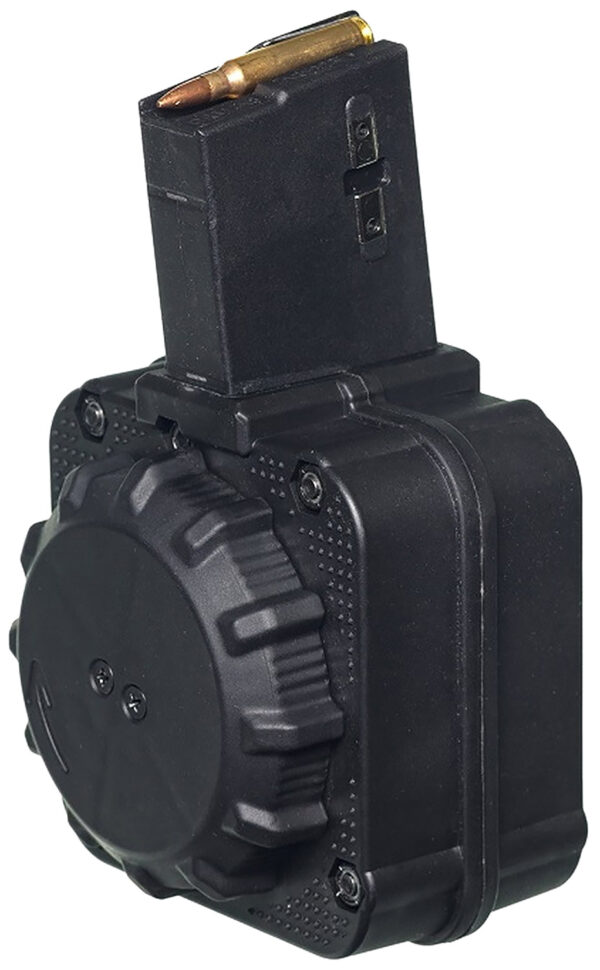 ProMag DRMA8 Standard  65rd Drum 5.56x45mm Fits AR-15 Black DuPont Zytel Polymer — view 1