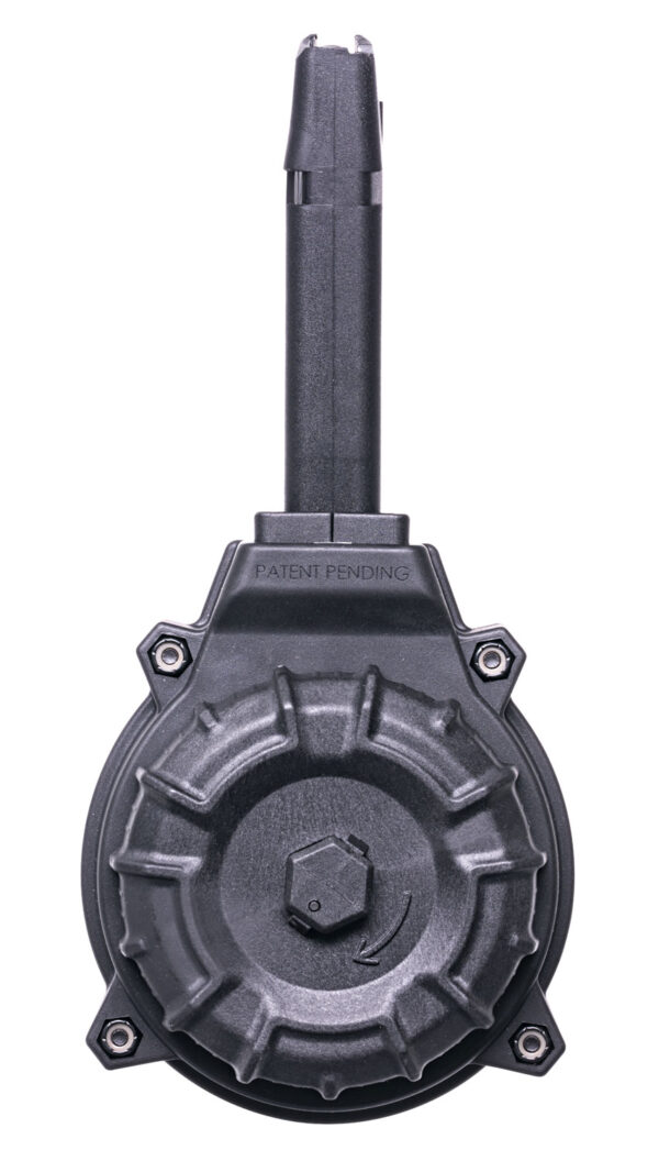 ProMag DRMA11 Standard  50rd Drum 9mm Luger Compatible w/ Glock 17/19 Black DuPont Zytel Polymer — view 1