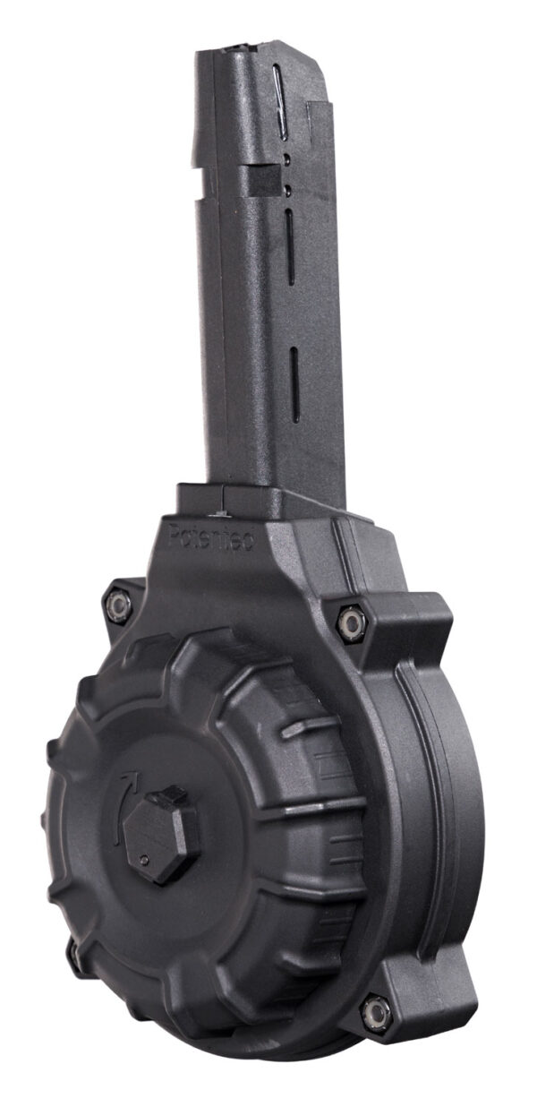 ProMag DRMA19 Standard  50rd Drum 40 S&W Compatible w/ Glock 22/23 Black DuPont Zytel Polymer — view 1