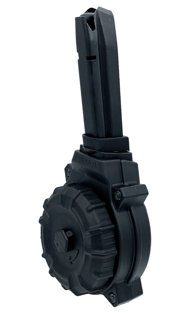 ProMag DRMA56   50rds Drum 9mm Fits Browning Hi-Power Black Polymer — view 1
