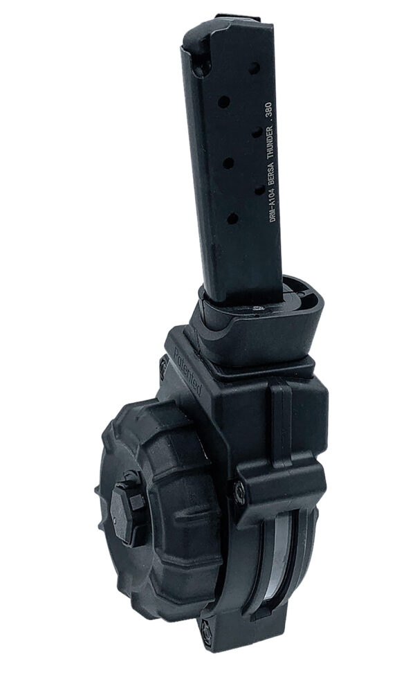 ProMag DRMA104   30rd Drum 380 ACP Fits Bersa Thunder 380 Black — view 1