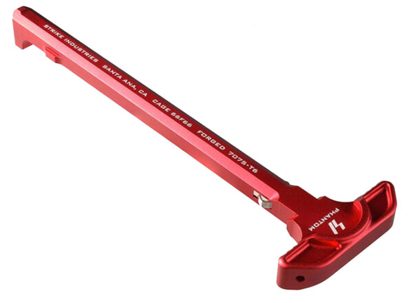 Strike ARSLCHRED Latchless Charging Handle AR-15 Red Anodized Aluminum — view 1
