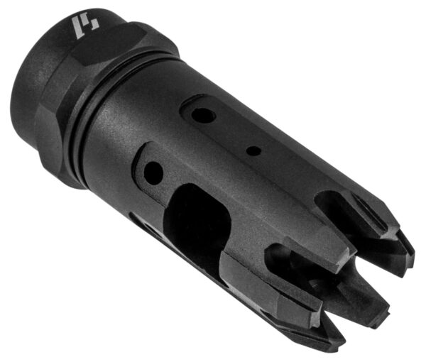 Strike Industries MK9COMP Mini King Comp Black Steel with 1/2"-28 tpi Threads & 2.30" OAL for 9mm Luger AR-Platform — view 1